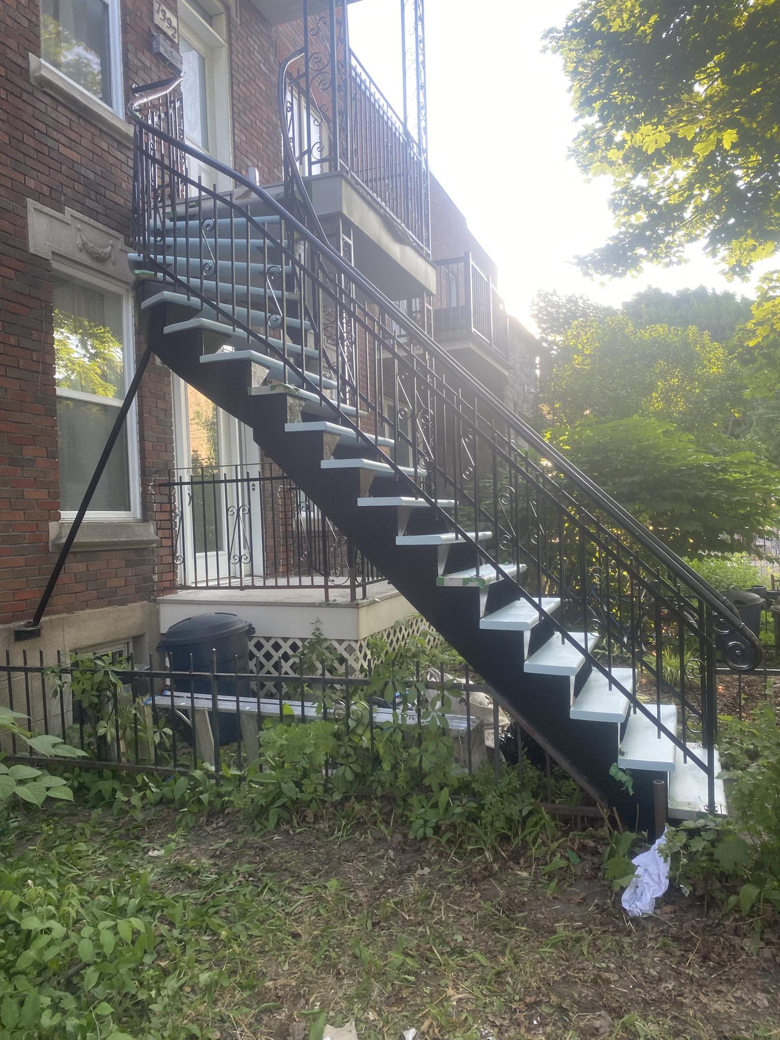 Wrought iron painting