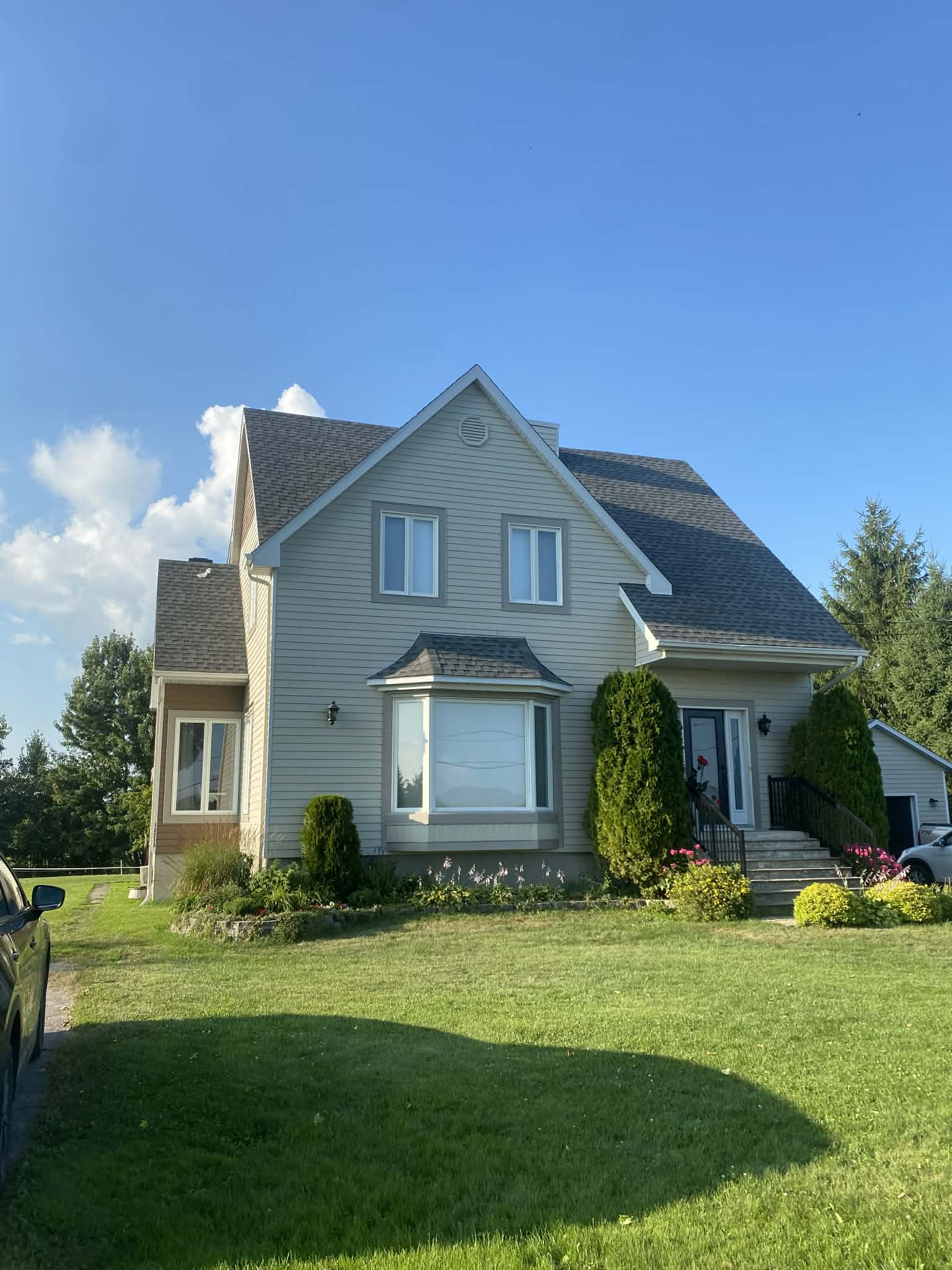 Exterior painting and staining